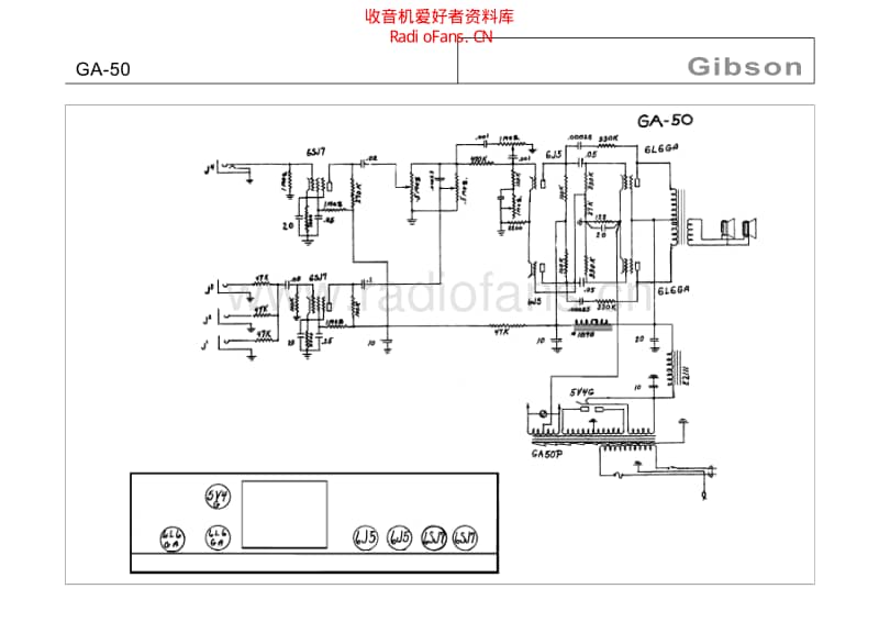 Gibson_ga_50 电路图 维修原理图.pdf_第1页