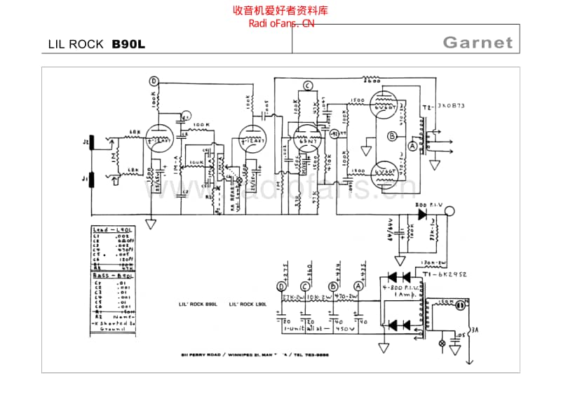 Garnet_b90l_l90l_lilrock 电路图 维修原理图.pdf_第1页