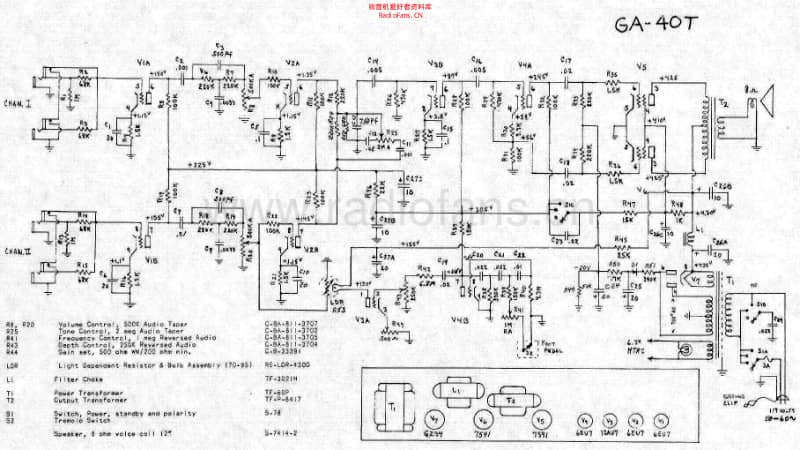 Gibson_ga40t_crestline 电路图 维修原理图.pdf_第1页