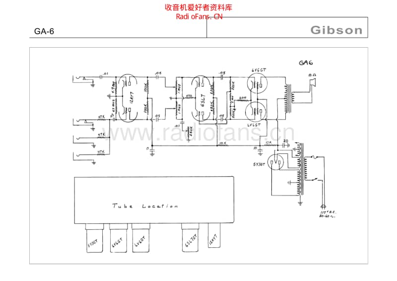 Gibson_ga_6 电路图 维修原理图.pdf_第1页