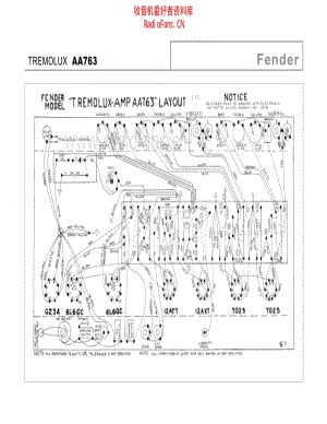 Fender_tremolux_aa763 电路图 维修原理图.pdf