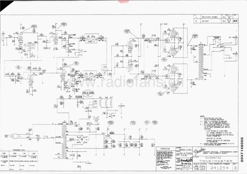 Fender_tonemaster 电路图 维修原理图.pdf_第1页