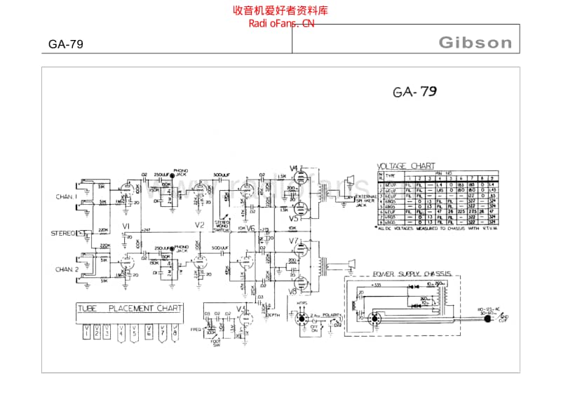 Gibson_ga_79 电路图 维修原理图.pdf_第1页