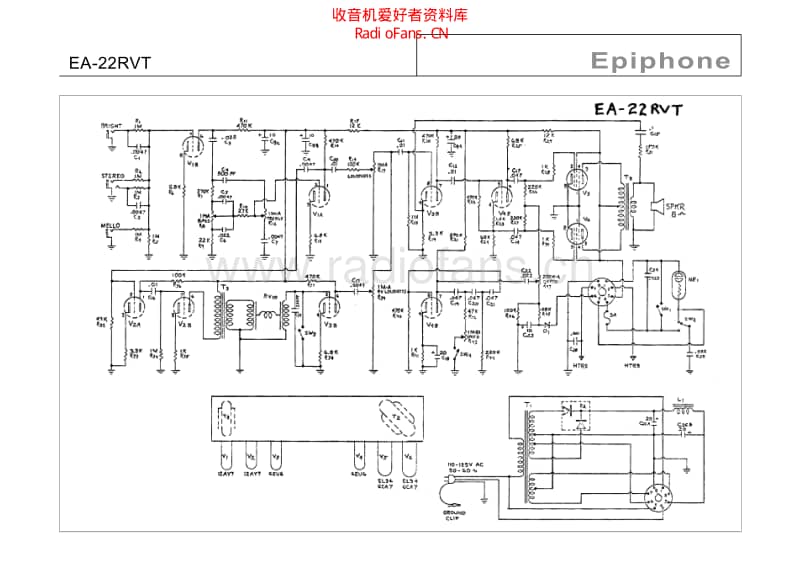 Epiphone_ea_22rvt 电路图 维修原理图.pdf_第1页