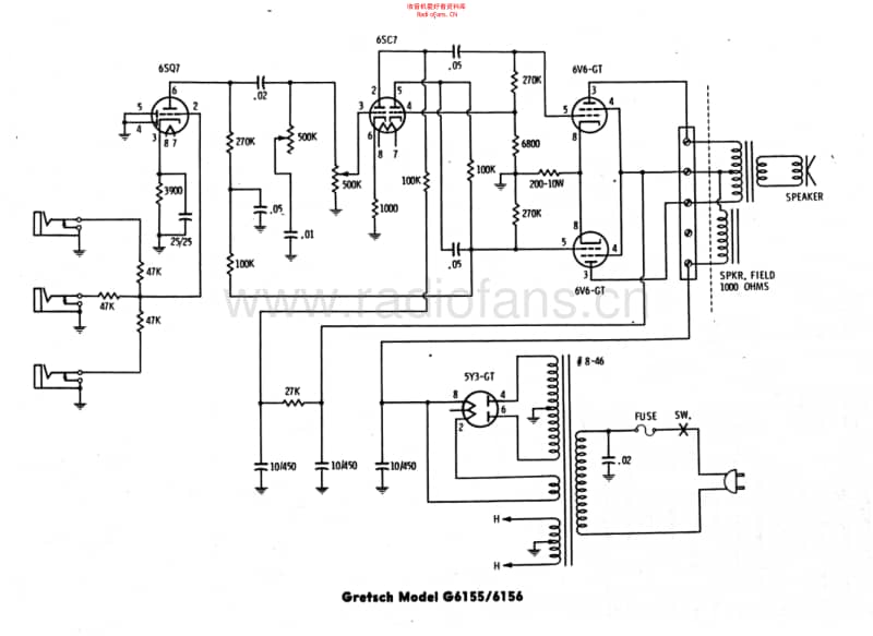 Gretsch_g6155 电路图 维修原理图.pdf_第1页