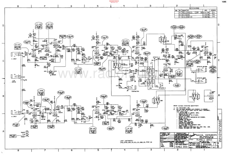 Fender_rumble_bass 电路图 维修原理图.pdf_第1页