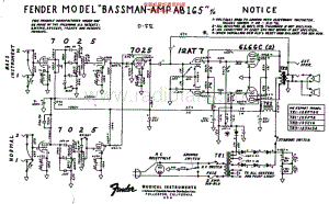 Fender_bassman_ab165_schem 电路图 维修原理图.pdf
