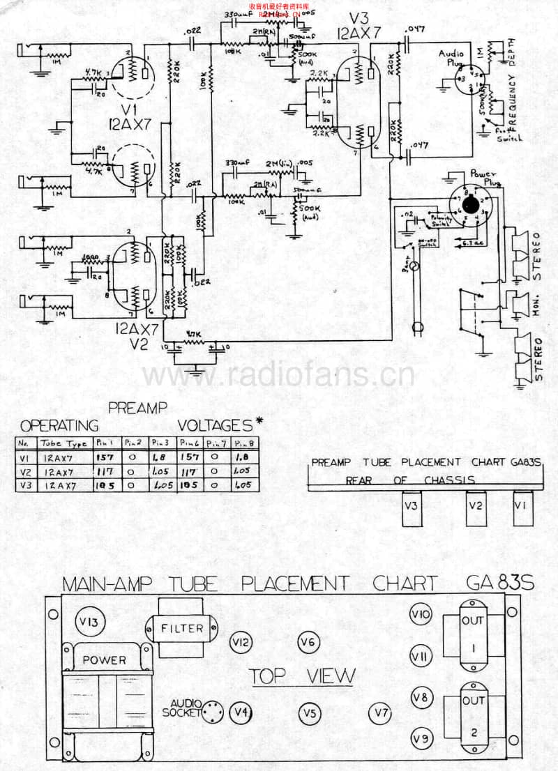 Gibson_ga83s_preamp 电路图 维修原理图.pdf_第1页