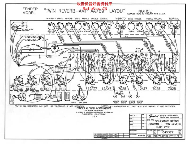 Fender_twin_reverb_aa769_schem 电路图 维修原理图.pdf_第2页