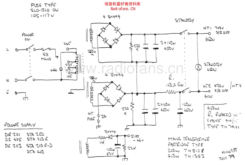 Hiwatt_200w_sta200 电路图 维修原理图.pdf_第3页