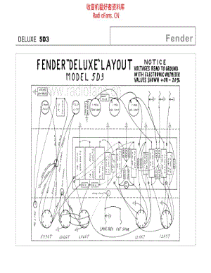 Fender_deluxe_5d3 电路图 维修原理图.pdf