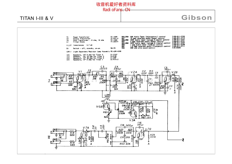 Gibson_titan_i_iii_v 电路图 维修原理图.pdf_第1页