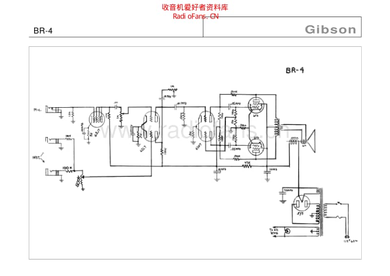 Gibson_br_4 电路图 维修原理图.pdf_第1页