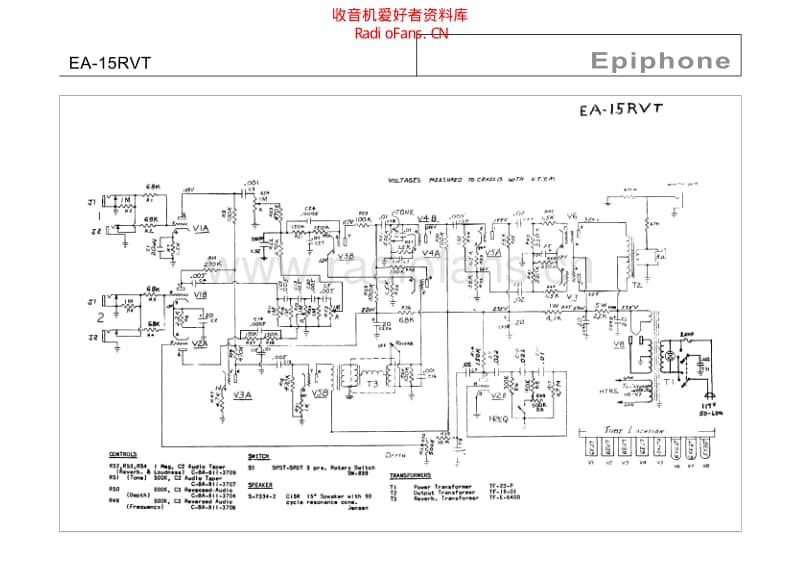 Gibson_ea_15rvt_zephyr 电路图 维修原理图.pdf_第1页