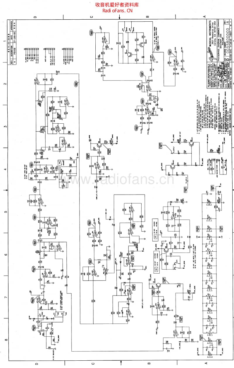 Fender_bassman200 电路图 维修原理图.pdf_第1页