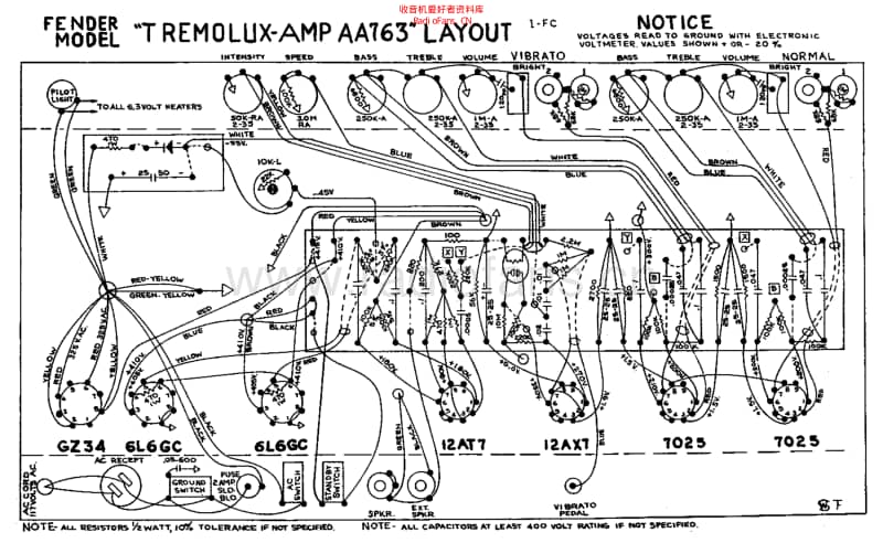 Fender_tremolux_aa763_schem 电路图 维修原理图.pdf_第2页