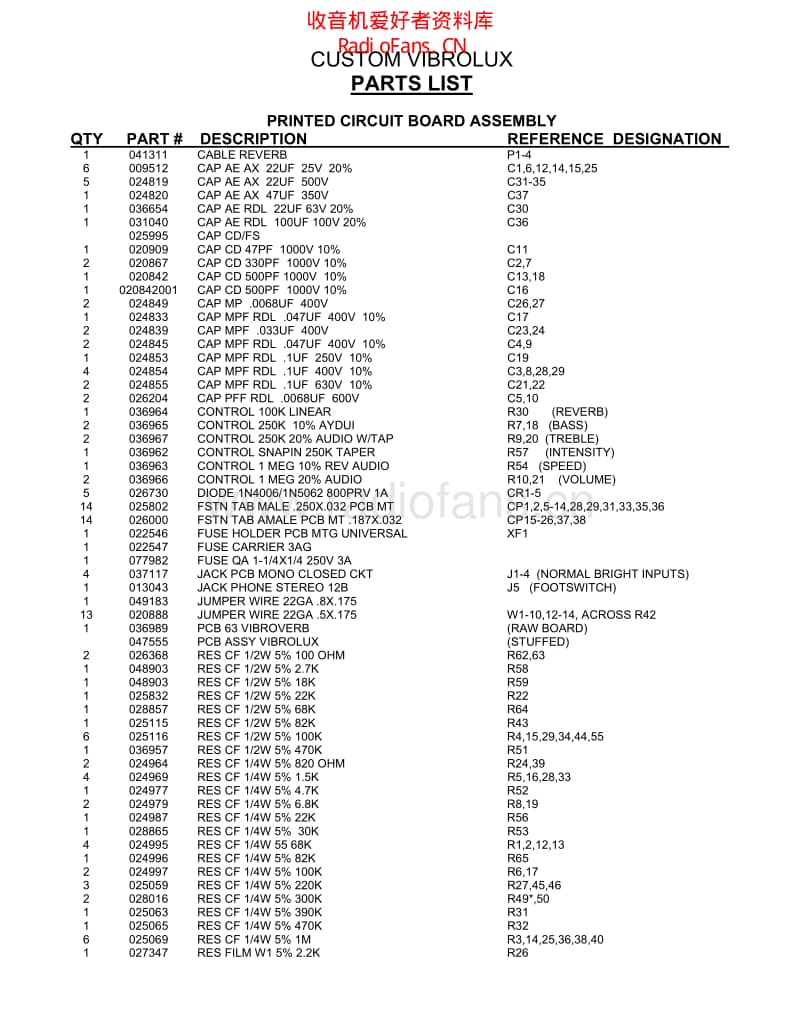 Fender_custom_vibrolux_manual 电路图 维修原理图.pdf_第3页