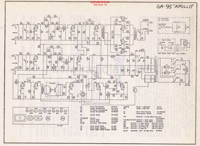 Gibson_ga_95_apollo_2 电路图 维修原理图.pdf_第1页