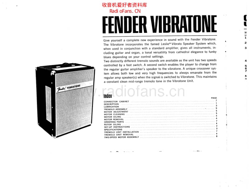 Fender_vibratone_manual 电路图 维修原理图.pdf_第2页