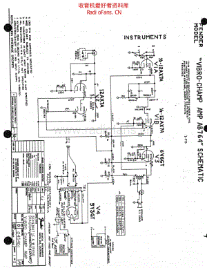 Fender_vibrochamp_ab764 电路图 维修原理图.pdf