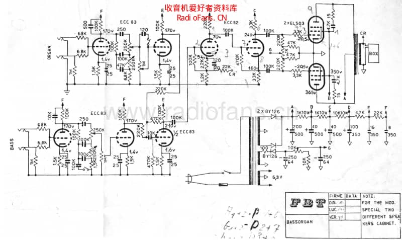 Fbt_bassorgan 电路图 维修原理图.pdf_第1页