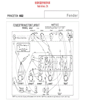 Fender_princeton_6g2 电路图 维修原理图.pdf