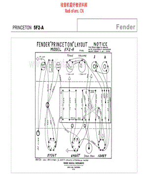 Fender_princeton_5f2a 电路图 维修原理图.pdf