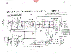 Fender_bassman_aa165_schem 电路图 维修原理图.pdf