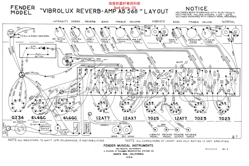 Fender_vibroluxreverb_ab568_schem 电路图 维修原理图.pdf_第2页