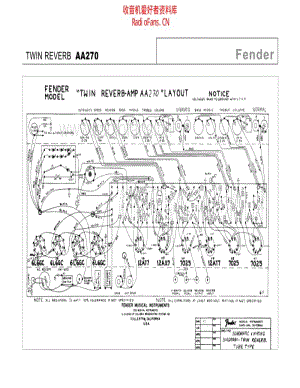 Fender_twin_reverb_aa270 电路图 维修原理图.pdf