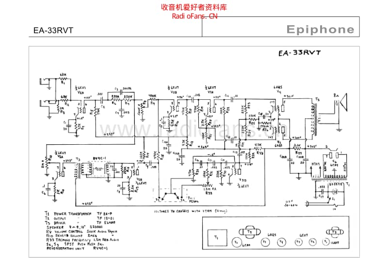 Gibson_ea_33rvt_galaxie 电路图 维修原理图.pdf_第1页