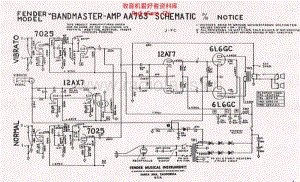 Fender_bandmaster_aa763_schematic 电路图 维修原理图.pdf