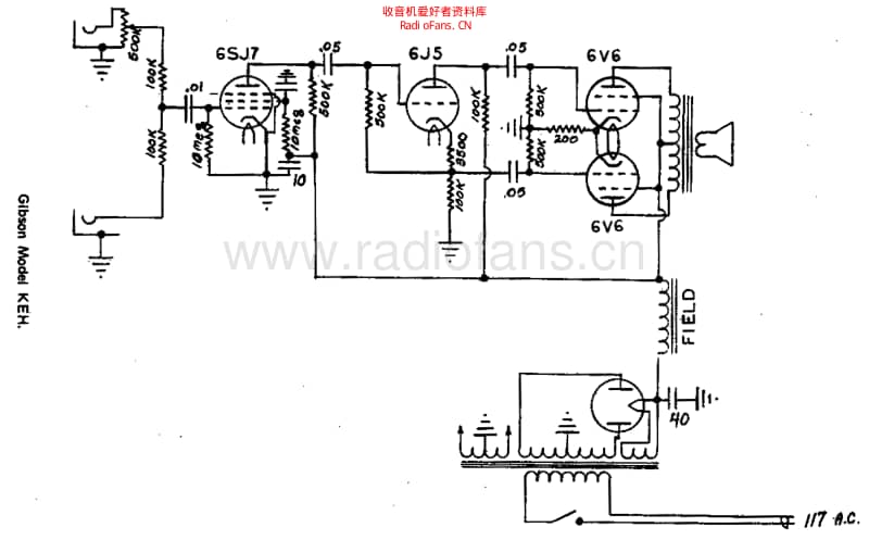 Gibson_keh_2 电路图 维修原理图.pdf_第1页