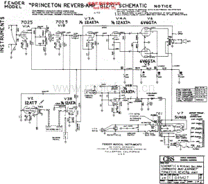 Fender_princetonreverb_b1270_schem 电路图 维修原理图.pdf