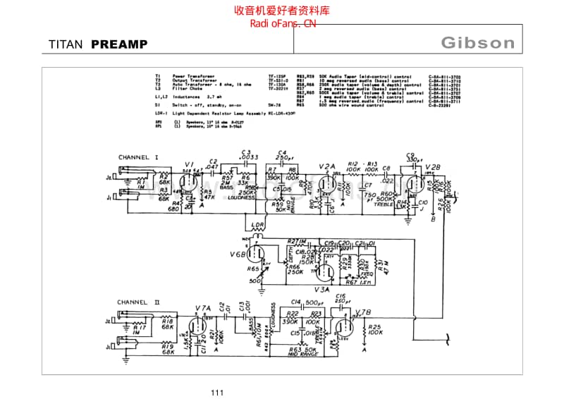 Gibson_titan_preamp 电路图 维修原理图.pdf_第1页