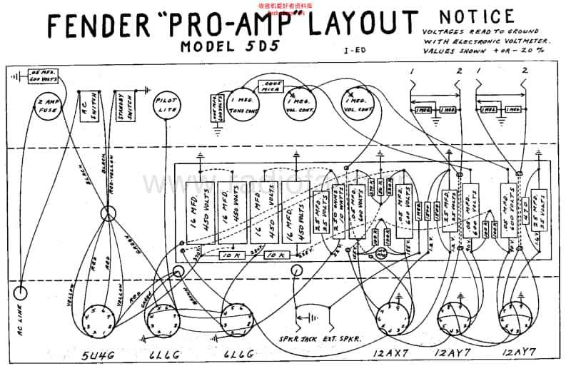 Fender_pro_5d5_schem 电路图 维修原理图.pdf_第2页