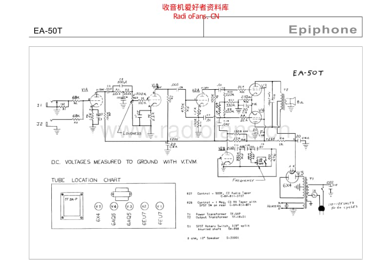 Gibson_ea_50t_pacemaker_trem 电路图 维修原理图.pdf_第1页