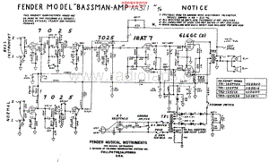 Fender_bassman_aa371_schem 电路图 维修原理图.pdf