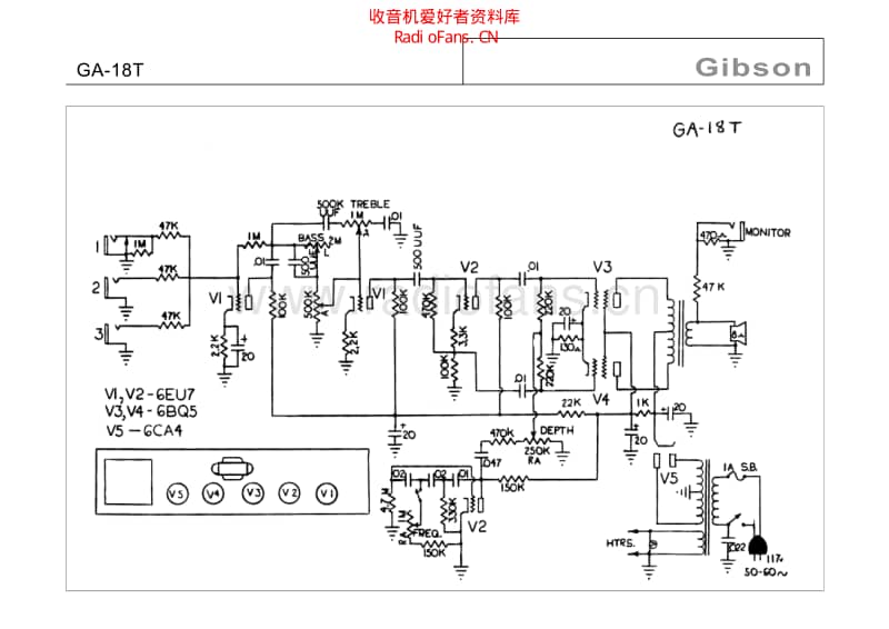 Gibson_ga_18t 电路图 维修原理图.pdf_第1页