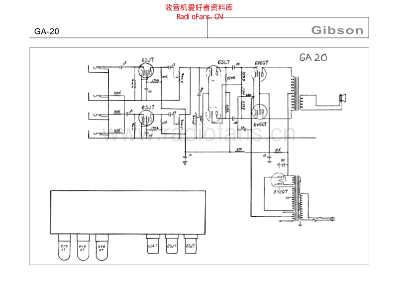 Gibson_ga_20 电路图 维修原理图.pdf_第1页