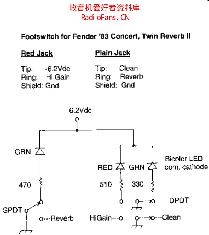 Fender_twin_rev_ii 电路图 维修原理图.pdf_第2页