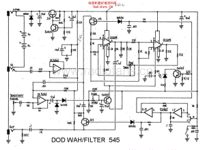 Dod545_wah_filter 电路图 维修原理图.pdf