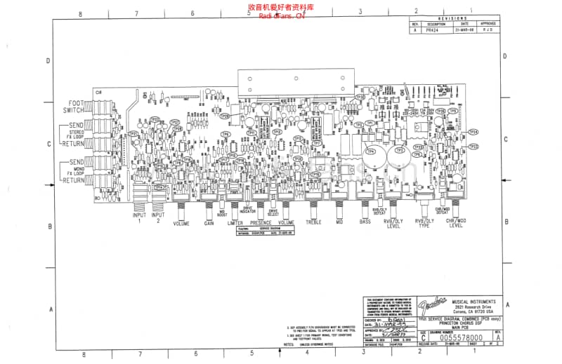 Fender_princeton_stereo_chorus_dsp_schematic 电路图 维修原理图.pdf_第2页