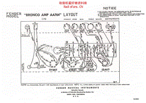 Fender_bronco_aa764_layout 电路图 维修原理图.pdf