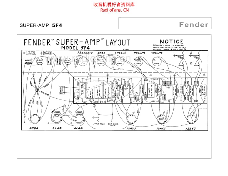 Fender_super_5f4 电路图 维修原理图.pdf_第1页