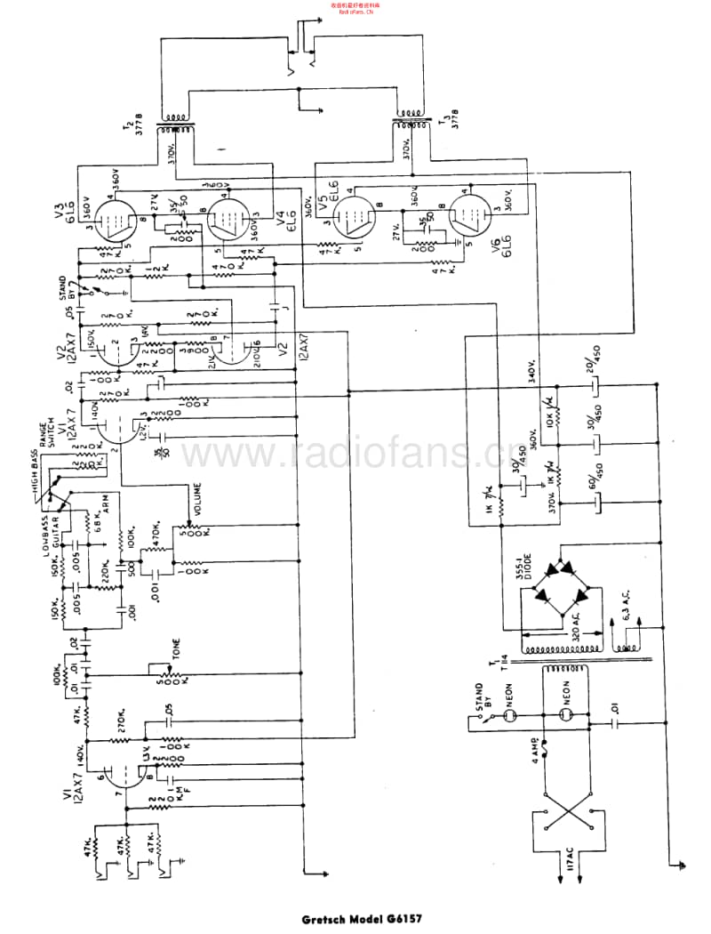 Gretsch6157 电路图 维修原理图.pdf_第1页