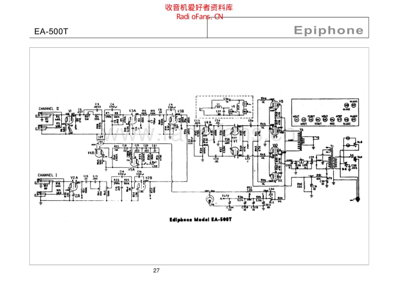 Epiphone_ea_500t 电路图 维修原理图.pdf_第1页