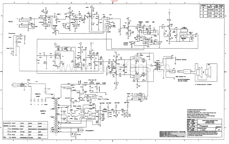 Fender_prosonic 电路图 维修原理图.pdf_第1页