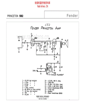 Fender_princeton_5b2 电路图 维修原理图.pdf