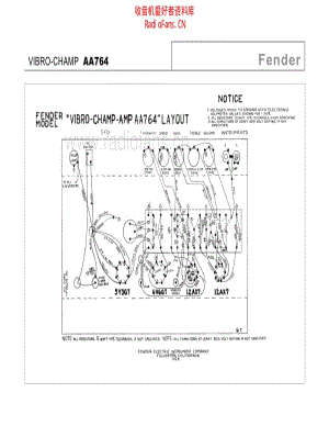 Fender_vibro_champ_aa764 电路图 维修原理图.pdf